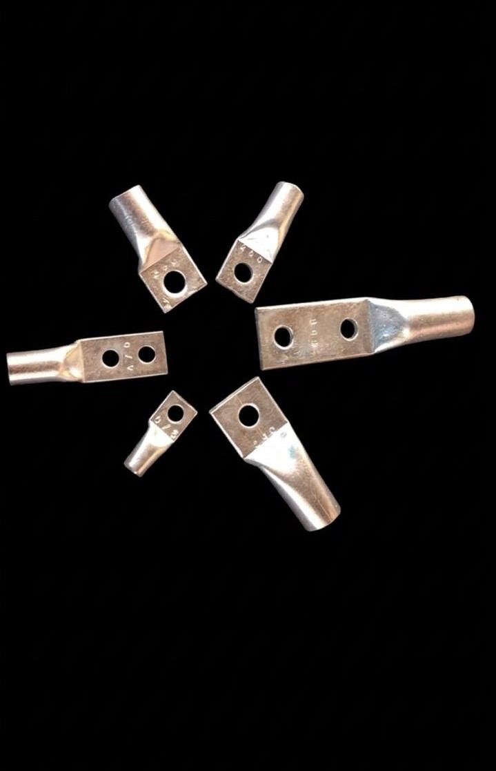 Terminal y conectores de cobre compresión estañados